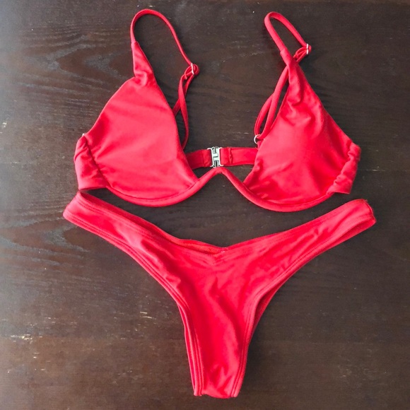 Other - NWOT Red Bikini Set